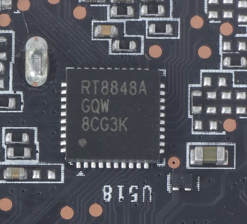 採用 Richtek RT8848A Multi-Phase PWM 晶片