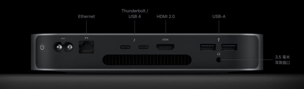 現時的 M1 Mac Mini 所配備的並非真正 Thunderbolt 4 接口，而只是 Thunderbolt/USB 4 接口。
