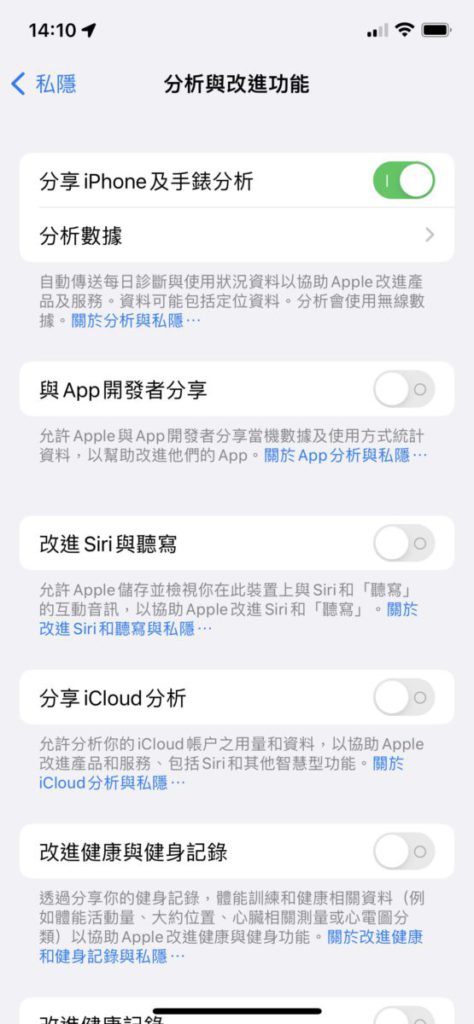 iOS 15 被發現有部分用戶即使在私隱設定裡明確表示不允許上傳 Siri 聽寫紀錄，但手機仍然擅自紀錄和上傳。