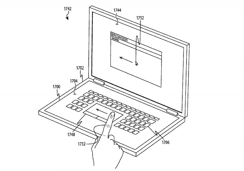 Apple 註冊了多項新專利，其中包括名為 Keyless keyboard 的鍵盤應用技術。
