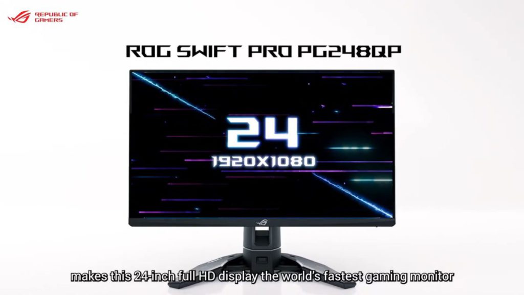 雖然是 24 吋 FHD 屏幕，但就是世界上最快的，刷新率高達 540Hz。