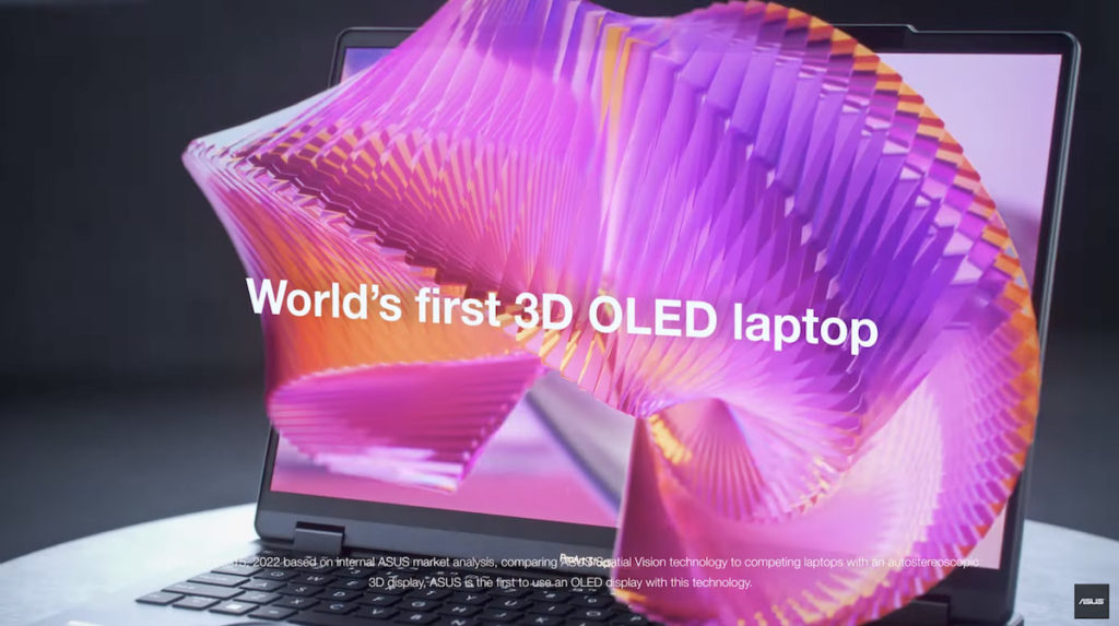Studiobook 16 3D OLED 是全球首部裸眼 3D OLED 筆電。