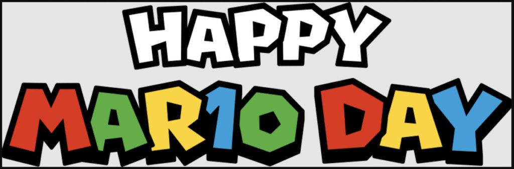 細心留意，「Mario」一字拆成「Mar」及「10」，所以 3.10 就變成 Mar10 Day 喇。