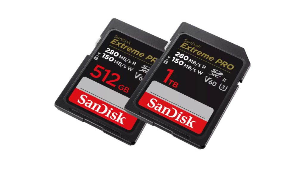 SanDisk 宣佈推出容量特大 512GB 及 1TB SanDisk Extreme PRO SDXC UHS-II 記憶卡，並預計會在今年第二季正式推出
