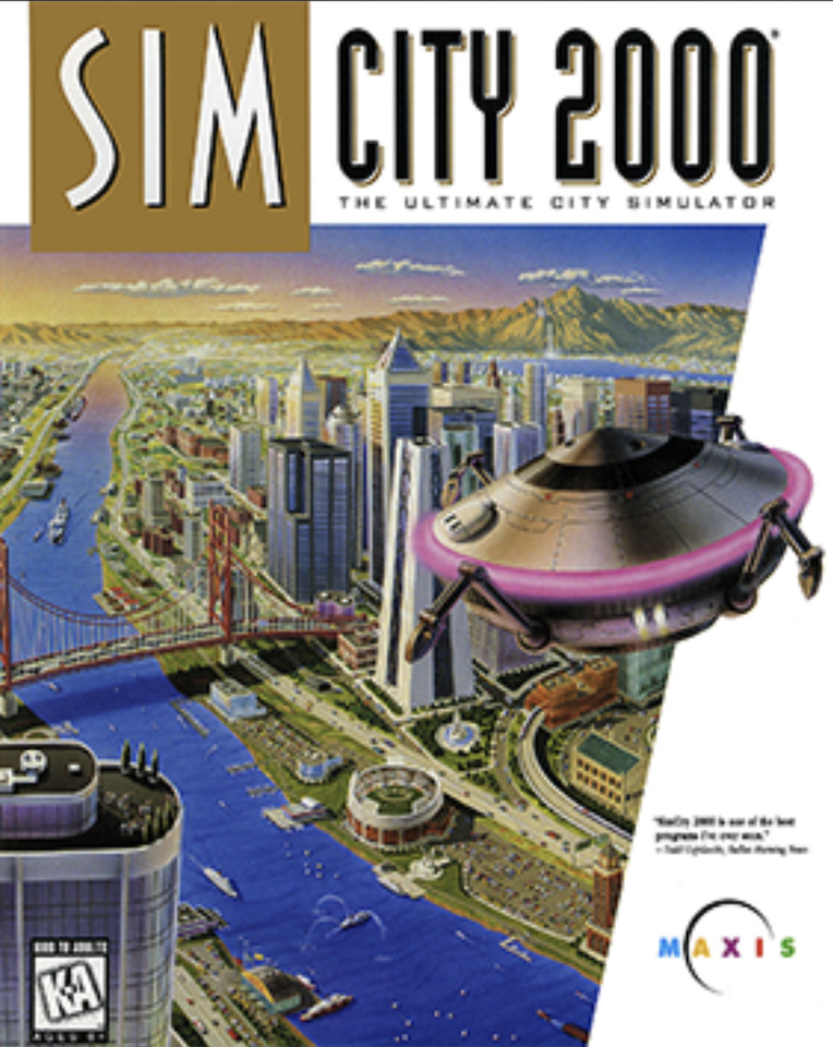 1993 年推出嘅 PC 版《Sim City 2000 模擬城市 2000》。