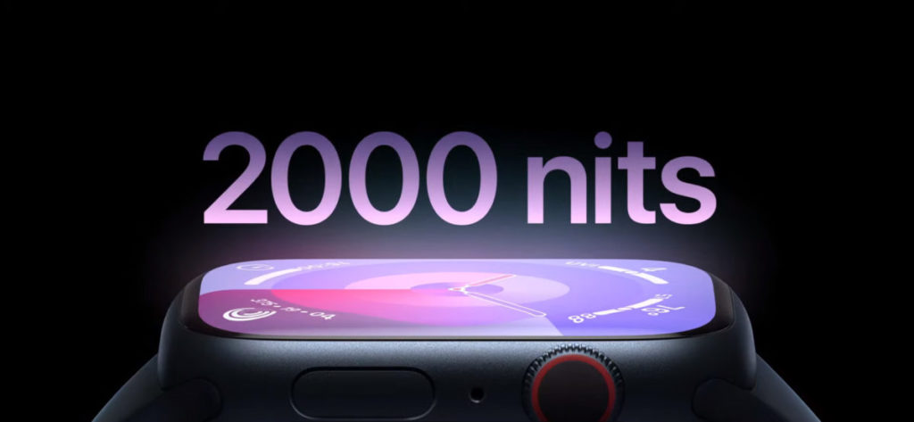 屏幕的亮度會提升至 2000nits 的水平，即是和上代 Apple Watch Ultra 同級