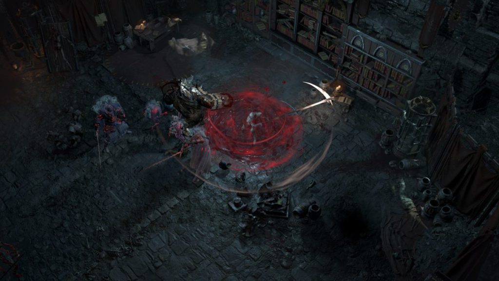 在「血之賽季」使用吸血鬼異能吸取敵人的鮮血