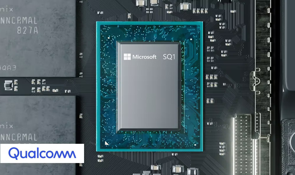 Microsoft 亦有與 Qualcomm 合作開發 ARM 架構的 SQ1 及其後的處理器。