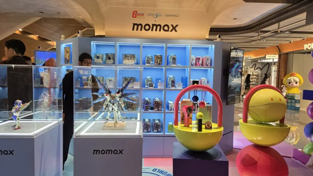 Momax 聯乘《高達》希慎期間限定店高達00 剎那定位器首發- PCM