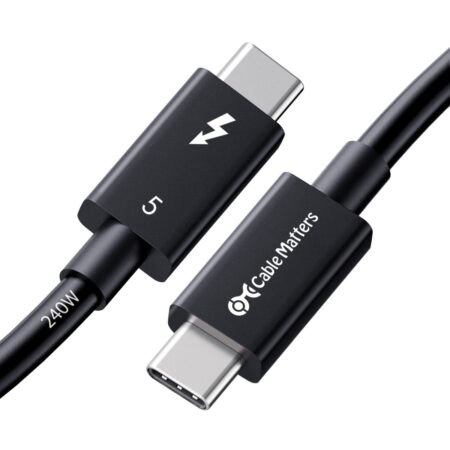 Thunderbolt 5 雖然外觀同樣採用 USB-C 接口,但內部技術則與 USB Type-C 大有不同。