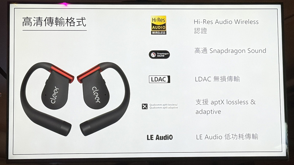 耳機具備一系列耳機高清傳輸枱式。