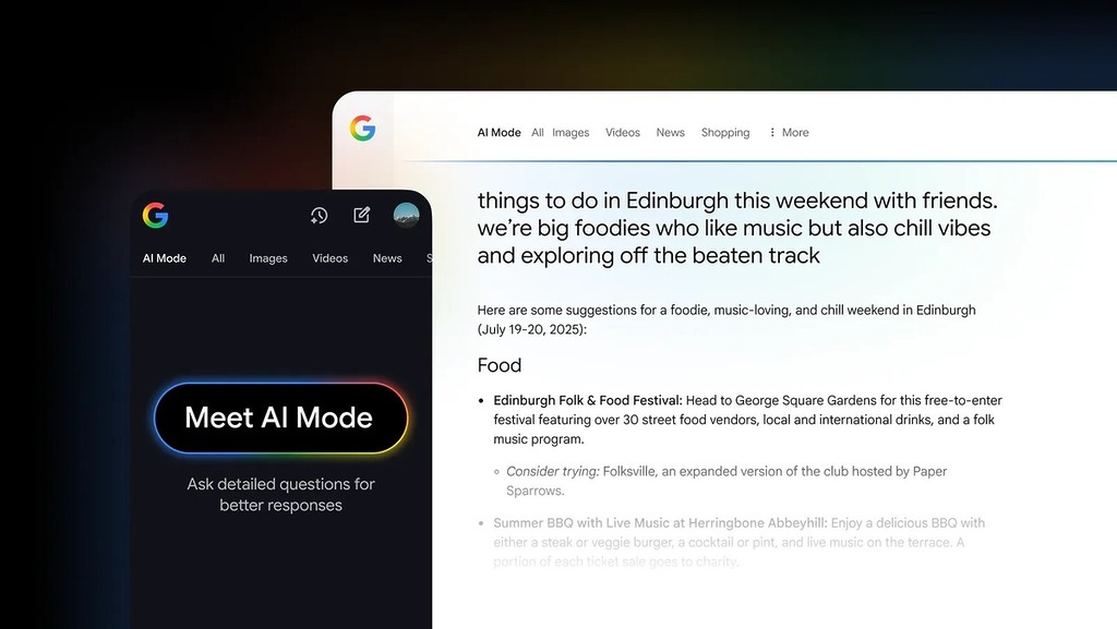 Google 已於英國推出 A.I. 搜尋模式,可能很快改寫未來的搜尋時代。