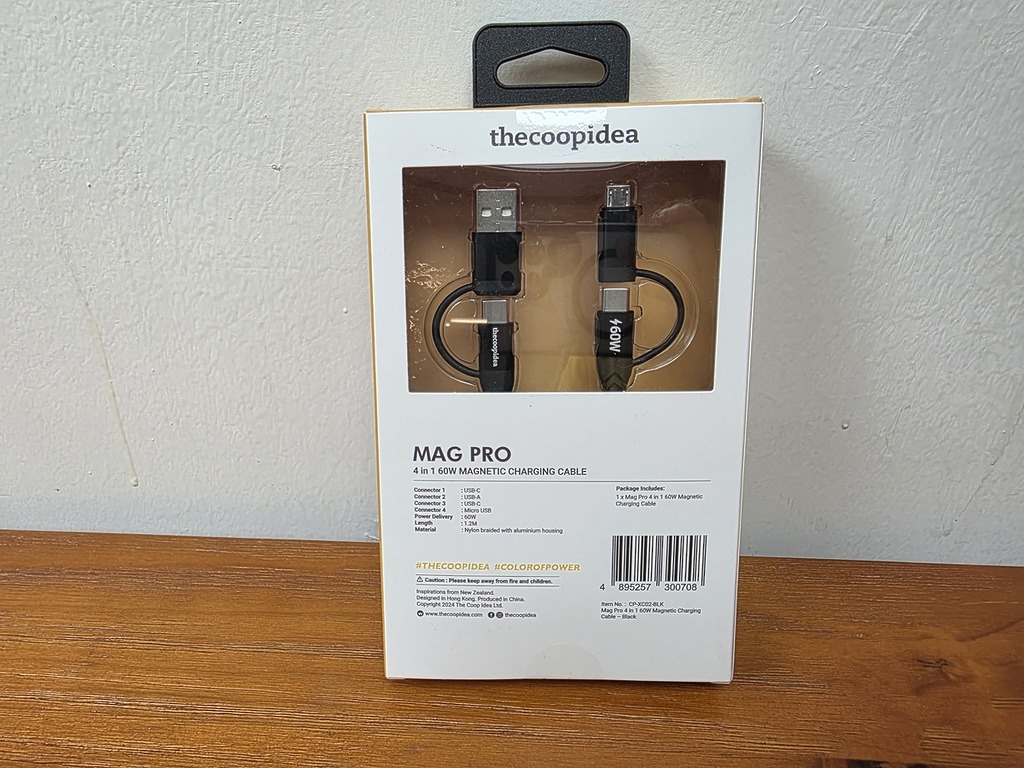Thecoopidea 磁吸 4 合 1 1.2 米充電線