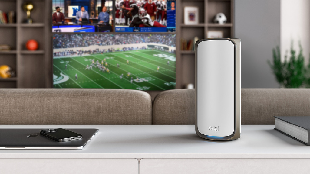 單一台 Orbi RBE971S 就能覆蓋 3,000 平方呎範圍，並能連結多達 200 台設備