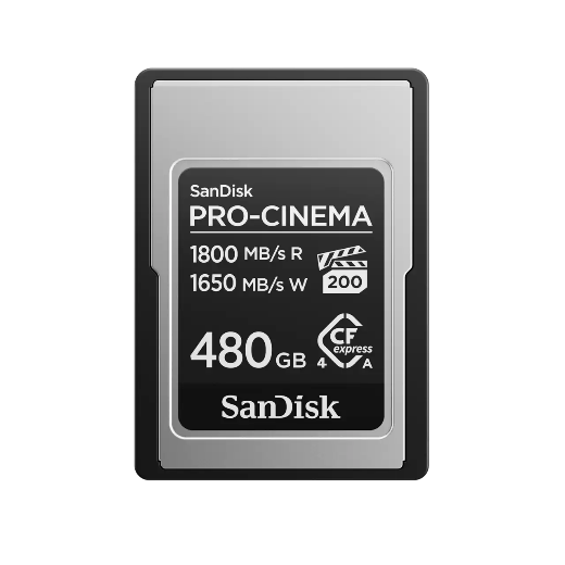 SANDISK® PRO-CINEMA CFexpress™ Type A 記憶卡