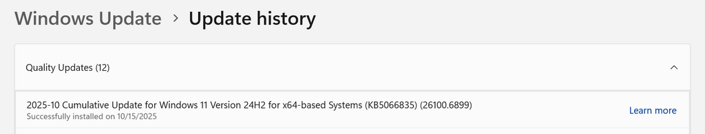 不少開發者報告在 KB5066835 更新推出後,出現 IIS 和 localhost 無法使用問題。