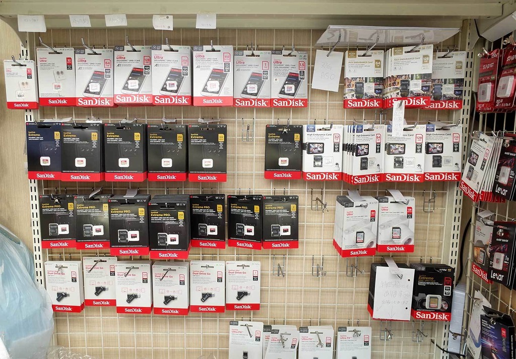 東京「テクノハウス東映」的大容量 microSD 卡持續缺貨。