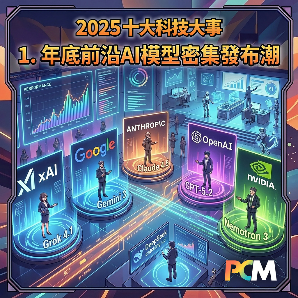 1. 年底前沿 AI 模型密集發布潮