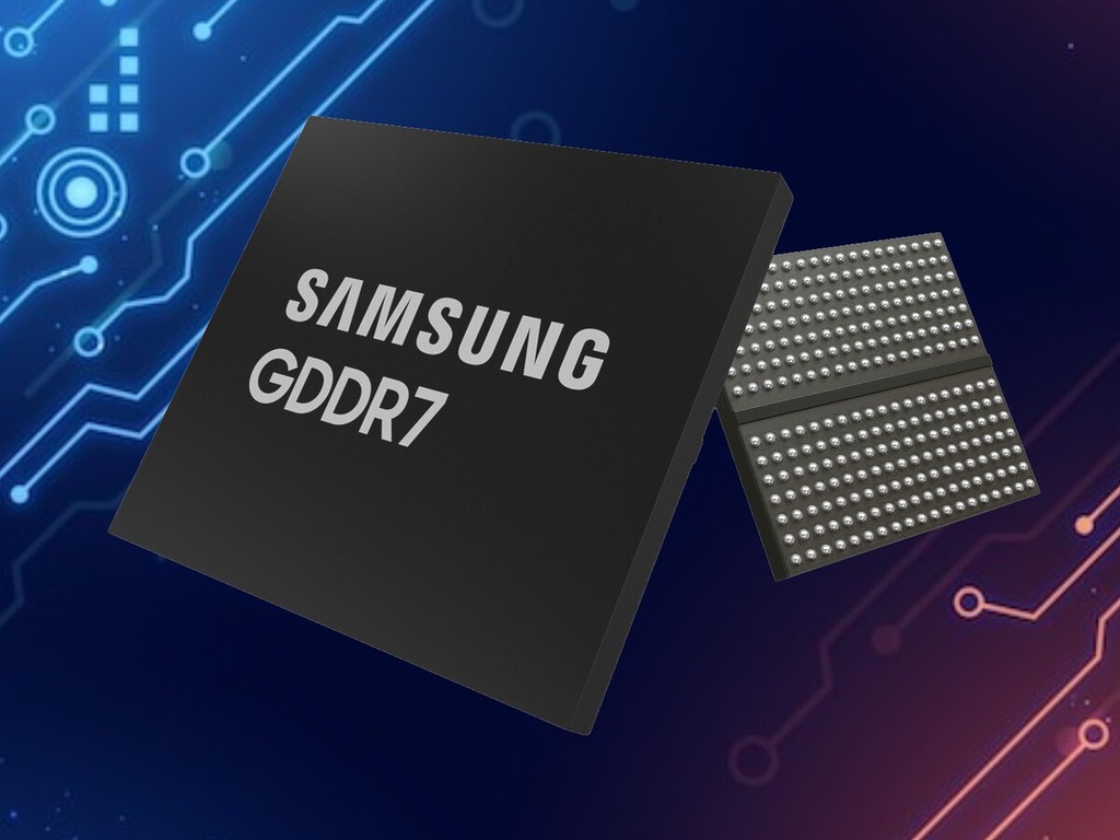 現時只有 Samsung 能量產規模供應 3GB GDDR7 記憶體顆粒。