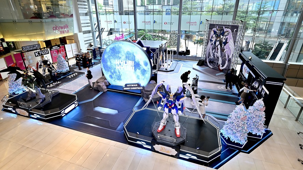 荃新天地《KYUBI X MOBILE SUIT GUNDAM Christmas 2025》全景