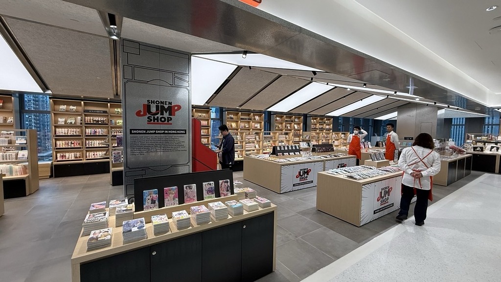 下一層樓梯就是「SHONEN JUMP SHOP IN HONG KONG」少年 Jump 專門店。