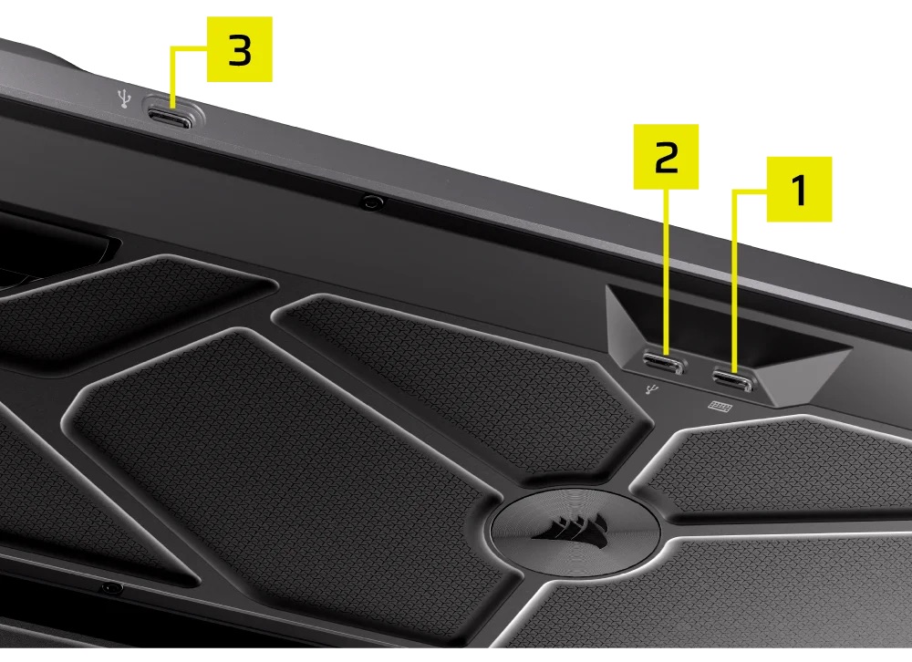 鍵盤還設有 USB-C passthrough 功能,讓用家可以更就手地連接有線滑鼠等裝置。