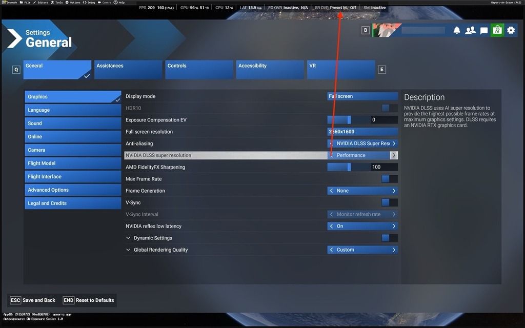 切換到 Performance 會自動切換為 Preset M,切換到 Ultra Performance 時會自動切換到 Preset L。