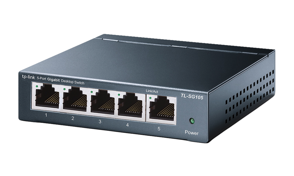 TL-SG105 – 5 Port Gigabit 桌上型交換器