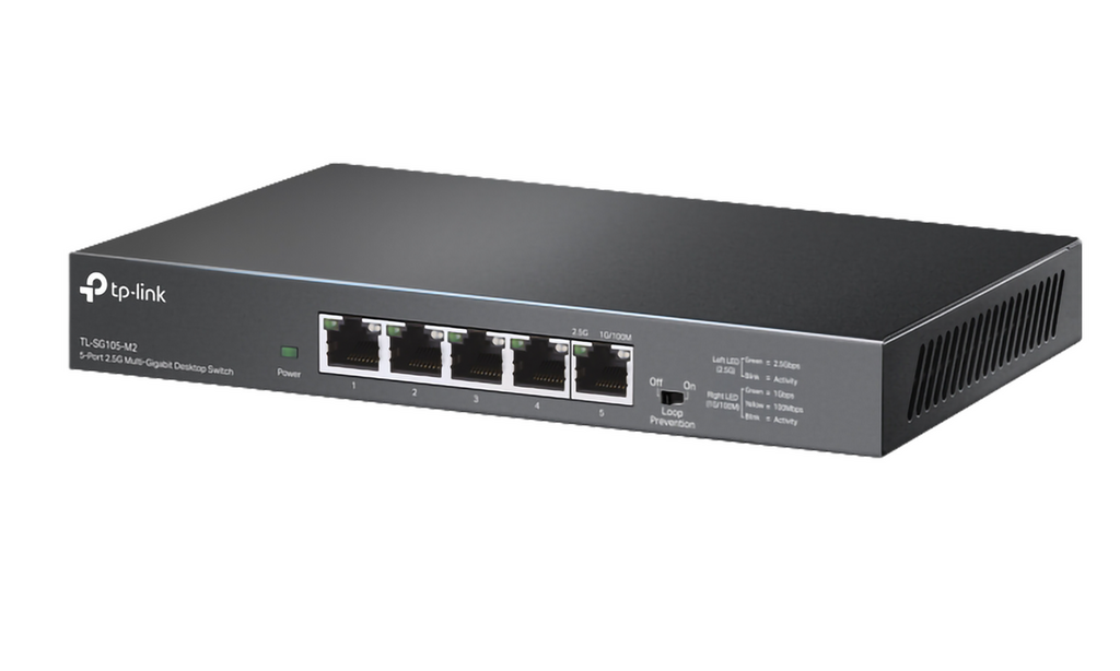 TL-SG105-M2 5-Port 2.5G 桌上型交換器