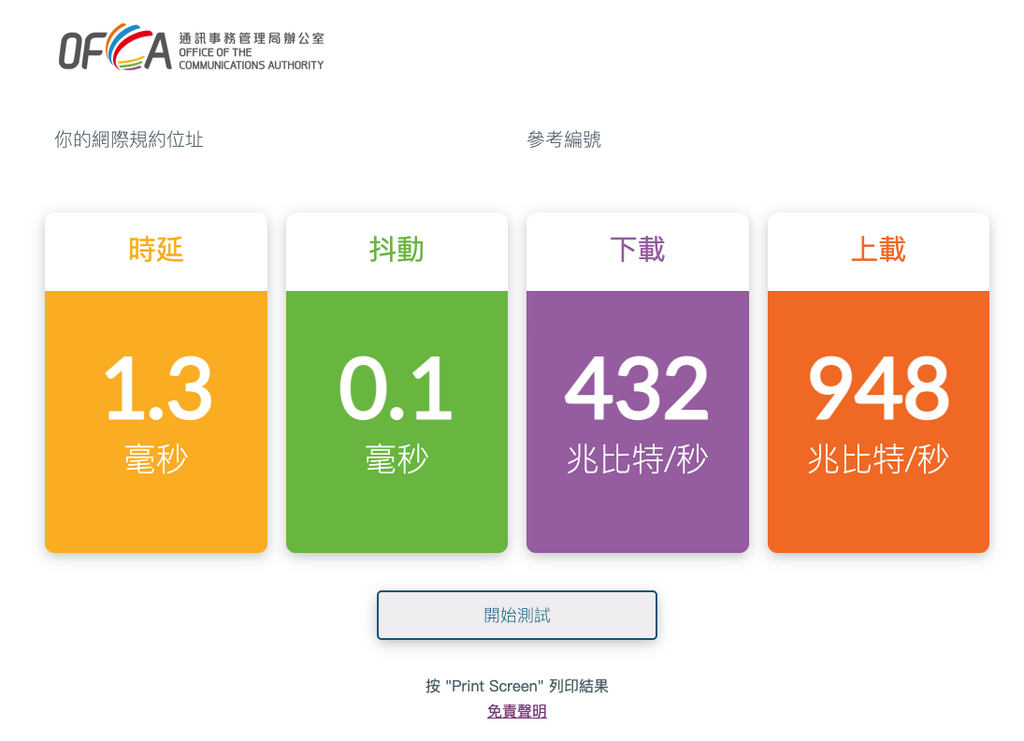 通訊辦寛頻測試服務原來已經有 15 年多歷史。