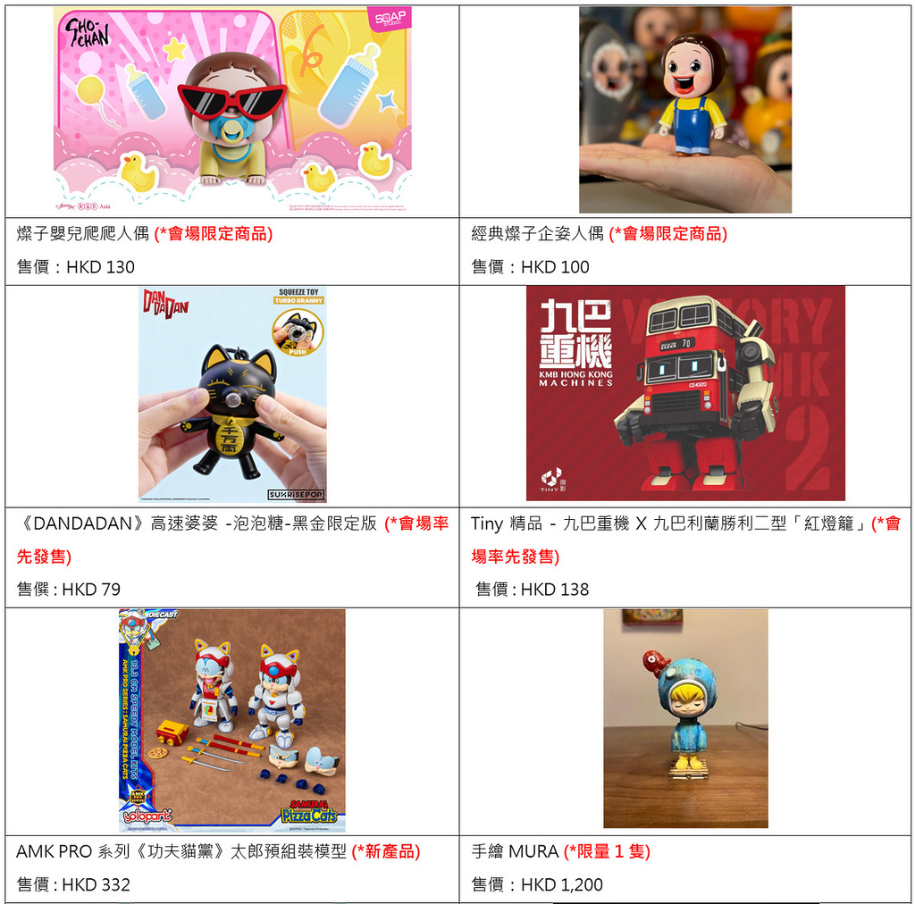 部分限定玩具珍品