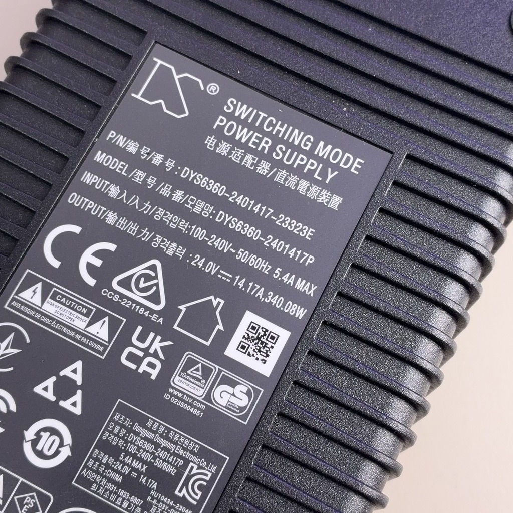 電源輸出達到 340W 之高