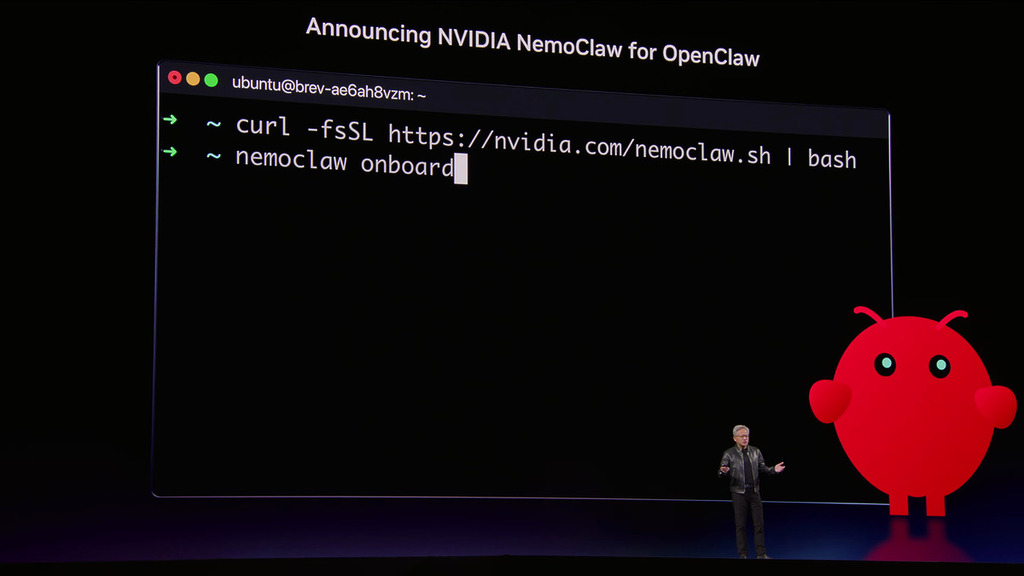 NemoClaw 安裝簡單，只要一句指令就能自動配置 NVIDIA OpenShell 執行環境及 NVIDIA Nemotron 開源模型。