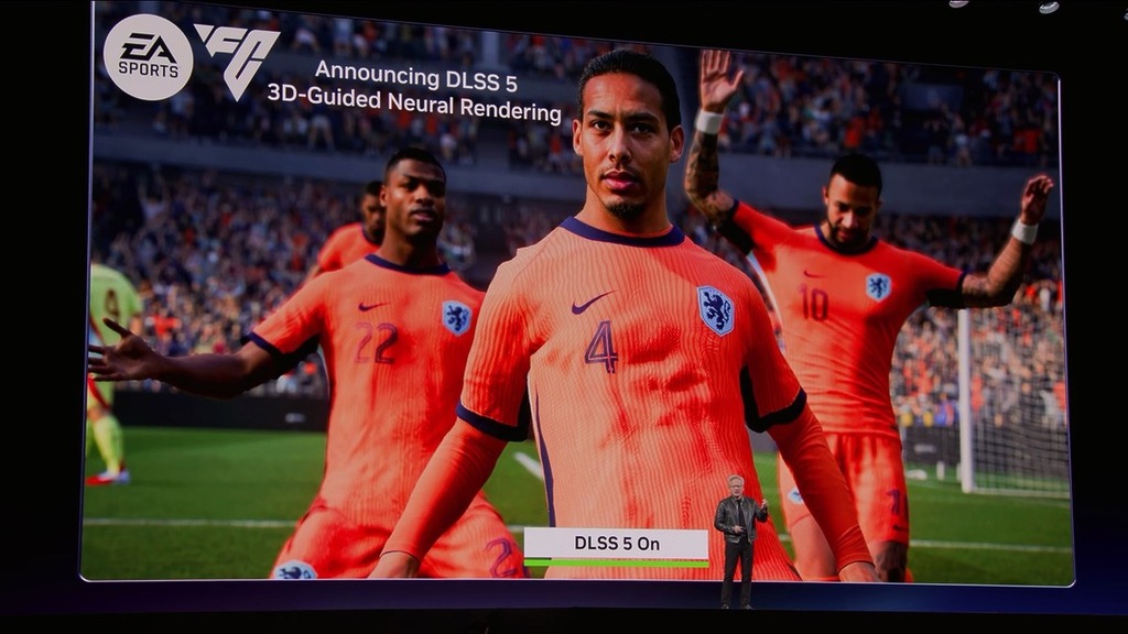 NVIDIA CEO 黃仁勳在 GTC 大會正式發表 DLSS 5。