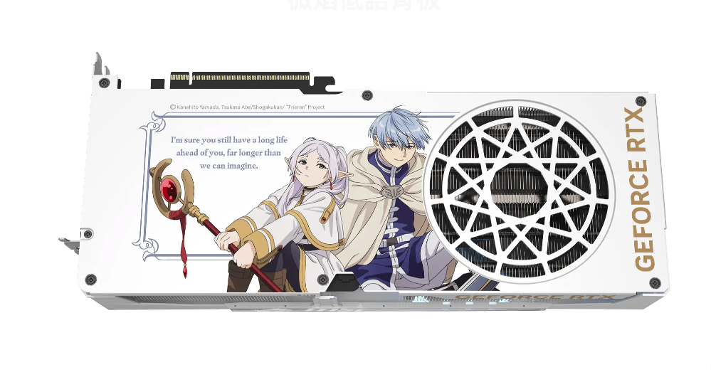 背板上還印有溫感變色隱藏的語句，當溫度上升時會顯現欣梅爾的經典對白：「你接下來的人生，會漫長到我們都無法想像吧。」