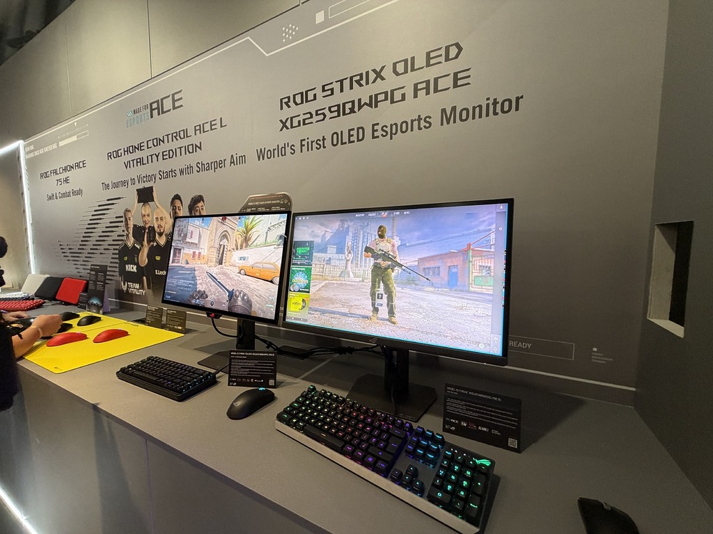 電競特化的 24.5 吋 540Hz WOLED 顯示器 ROG Strix OLED XG259QWPG ACE