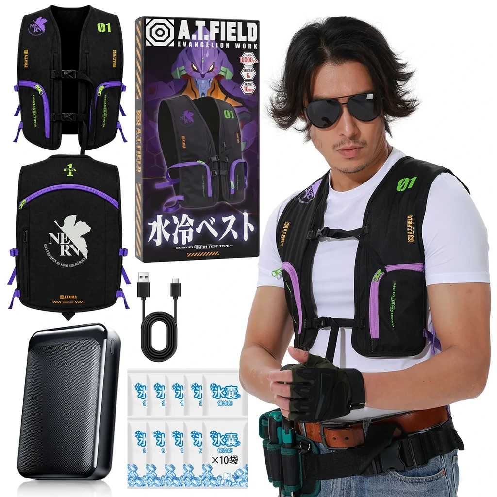 A.T.FIELD 水冷循環背心（A.T.FIELD 水冷ベスト）外形會較為俐落，使用時也不會有很大的噪音。