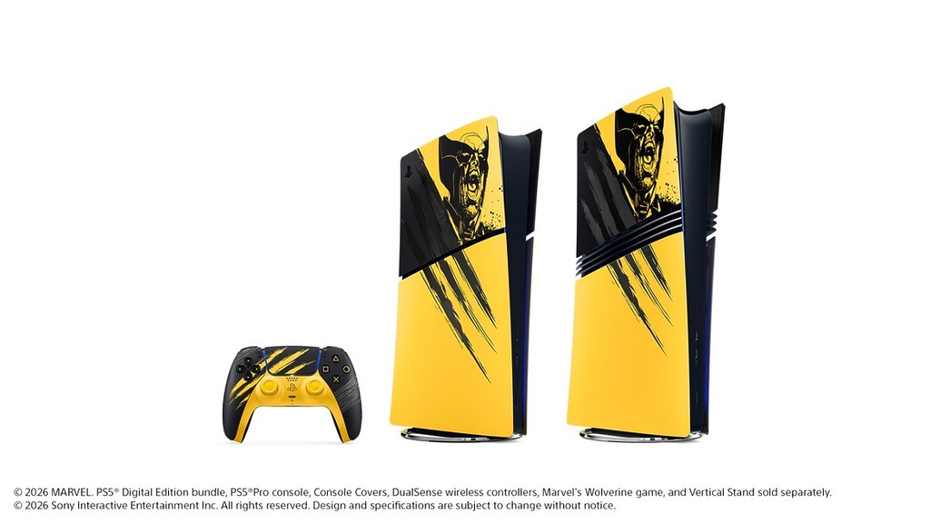 PlayStation 5 數位版 –《漫威狼人》戰鬥黃色限量版 – 同捆組：港幣 $4,730。