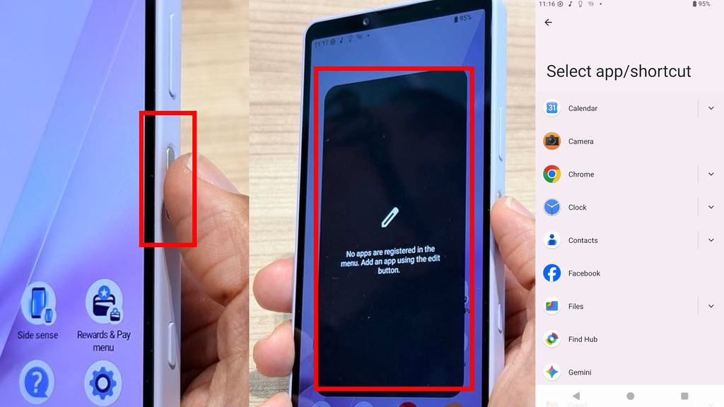 Xperia 10 VIII 首度加入快捷操作，用戶只需連續按兩下側邊電源按鈕，即可瞬間喚出常用的 App 工具捷徑，官方原意是想用家將例如八達通、AlipayHK、PayMe 或會員卡選單，無須解鎖再開啟 App，大大加快日常付款流程。