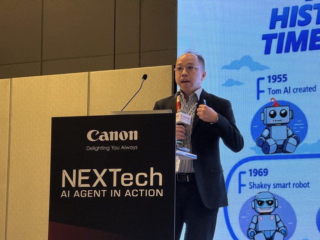 葉偉基表示，AI 代理具備自主執行能力，能有效善用企業既有數據資產，大幅縮短端到端的工作流程。