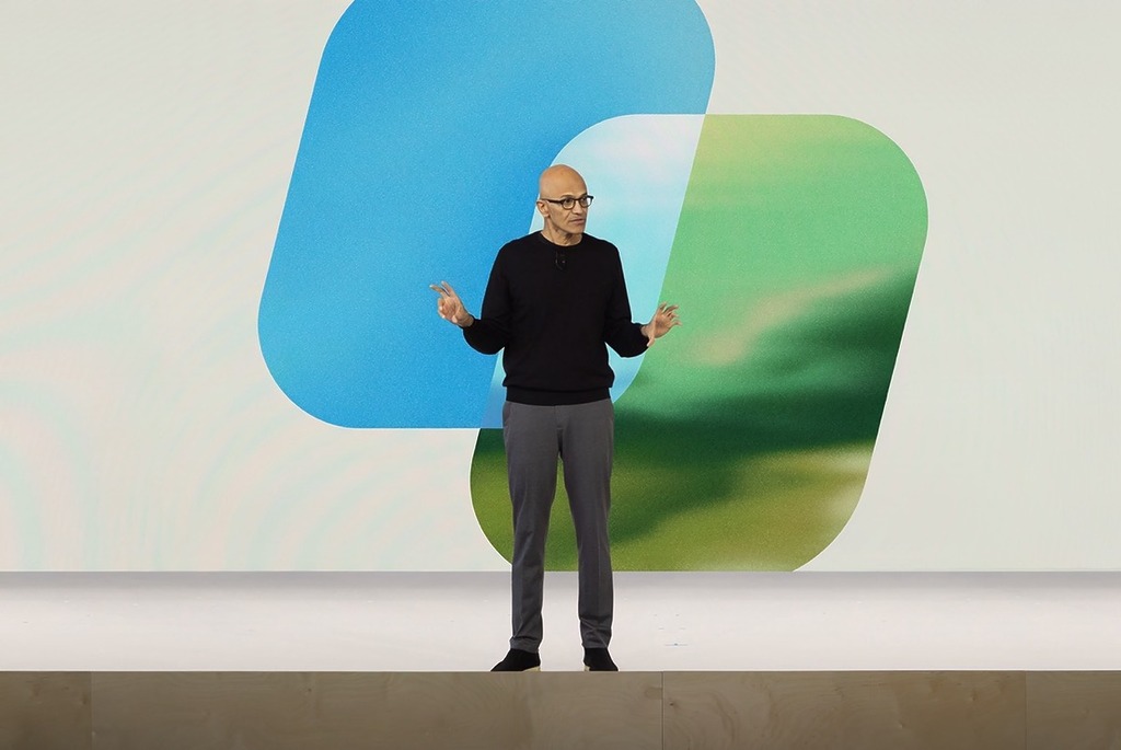 Satya Nadella 主持 9 月 Copilot 改版發表會。
