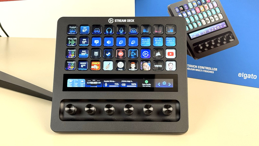 Stream Deck + XL 的優勢就是「給你吃個飽」！